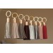 Leather Tassel Keychain