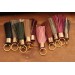 Leather Tassel Keychain