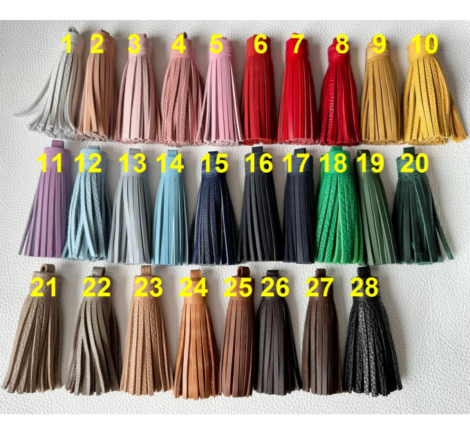 Perfect Leather Tassel Keychain - Elevate Your Style