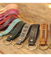 Personalized Leather  Keychains