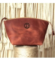 Leather Cosmetic Bag