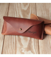 Soft Glasses Case Leather