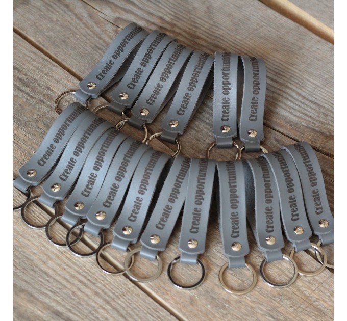 Personalized Leather  Keychains