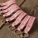 Personalized Leather  Keychains