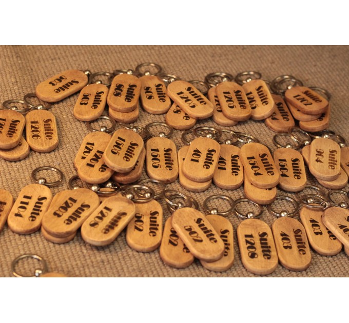 Personalized Wooden keychain  KEYCHAINS  8