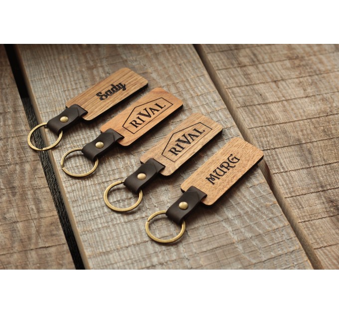 Elevate Your Style with Wooden  Engraved Keychains