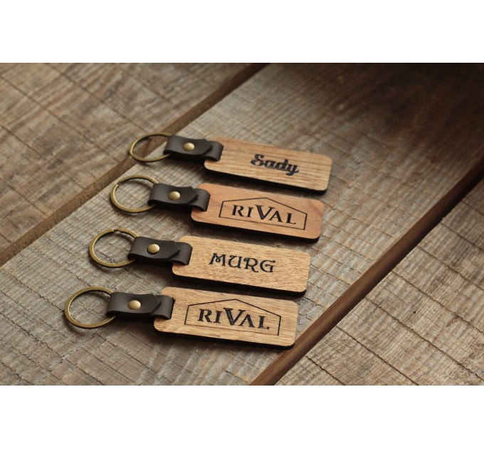 Elevate Your Style with Wooden  Engraved Keychains