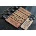 Elevate Your Style with Wooden  Engraved Keychains