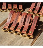 Custom Leather Keychain 