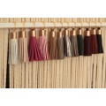 Leather Tassel Keychain