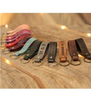 Personalized Leather  Keychains