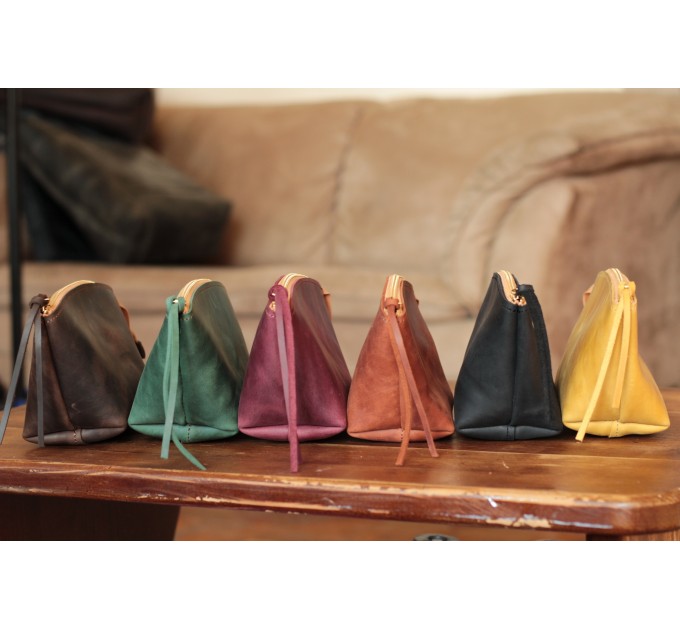 Chic Leather Cosmetic Bags 