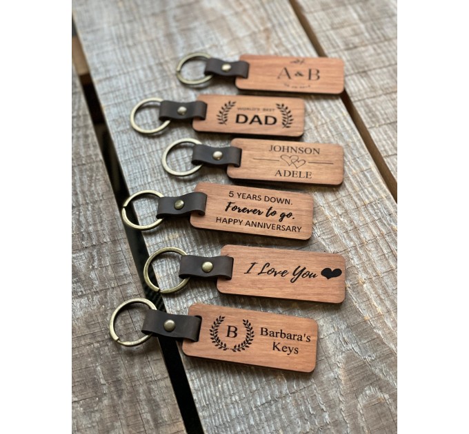 Elevate Your Style with Wooden  Engraved Keychains