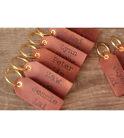 Personalized Leather Tags