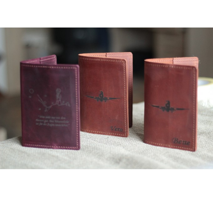 Leather Passport Holder for Stylish Travelers