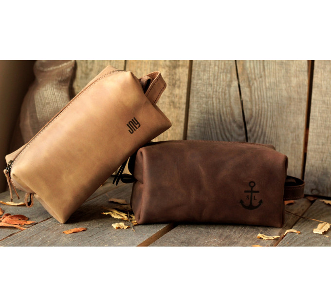 Leather Dopp Kits for Stylish Travelers