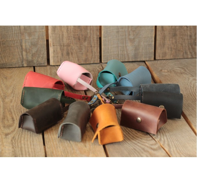 Leather Dog Poop Bag Dispenser - Stylish and Practical