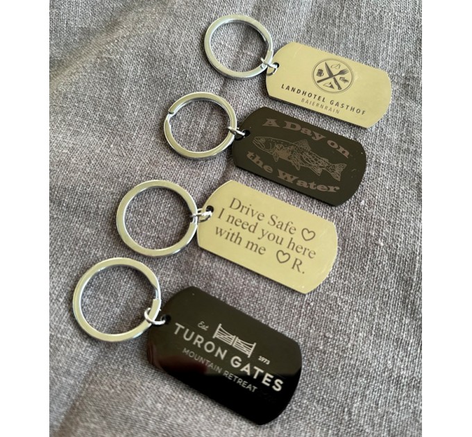 Custom Stainless Steel Keychains