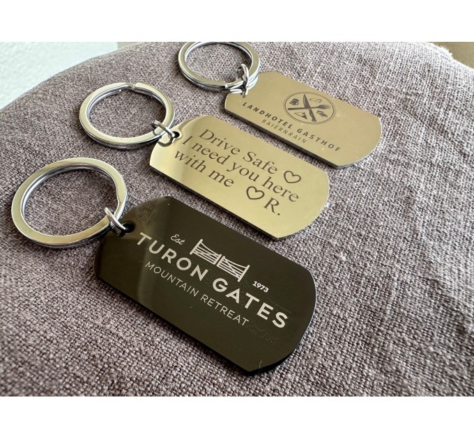 Custom Stainless Steel Keychains