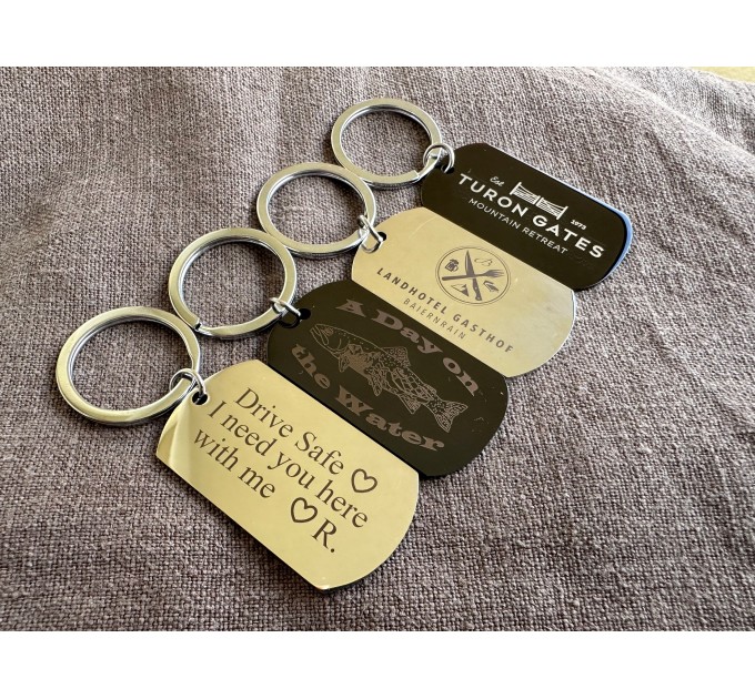 Custom Stainless Steel Keychains